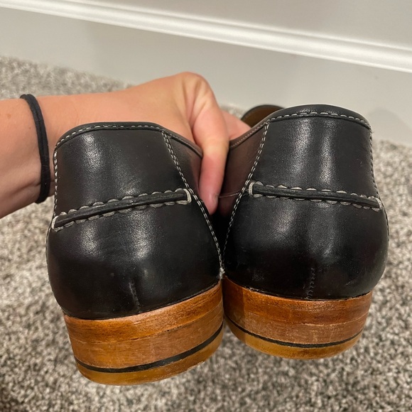 Johnston & Murphy black leather penny loafers, men's size 11.5 - Picture 7 of 13